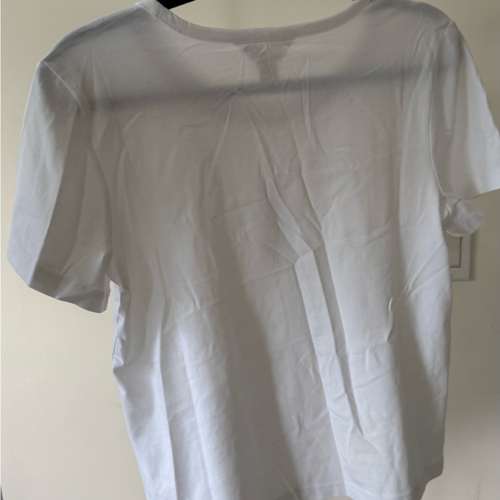 Lilly Pulitzer White Tee with Silver Embellishment - Picture 4 of 4